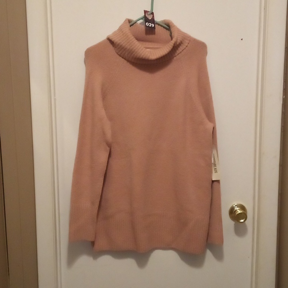 NWT - Goodthreads Women's Boucle Turtleneck Sweater - Size Medium - Picture 1 of 8